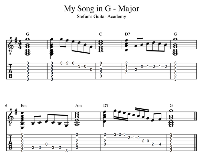 My Song in G - Major-1